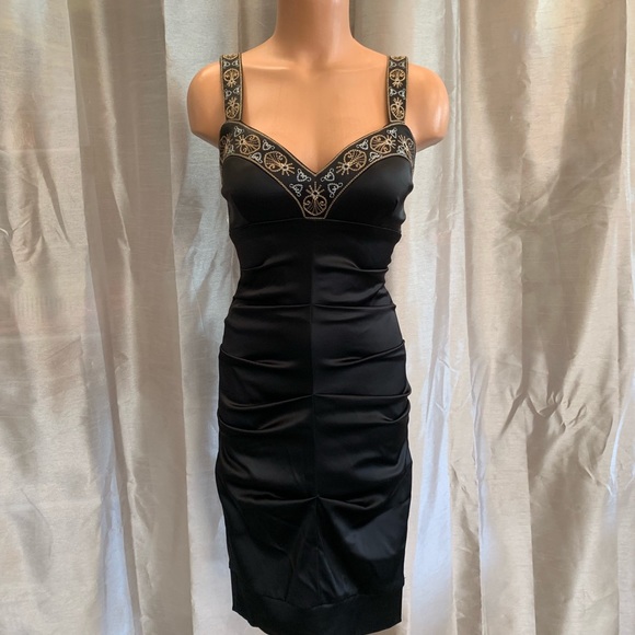 Caché Black Cocktail Dress - Picture 1 of 4